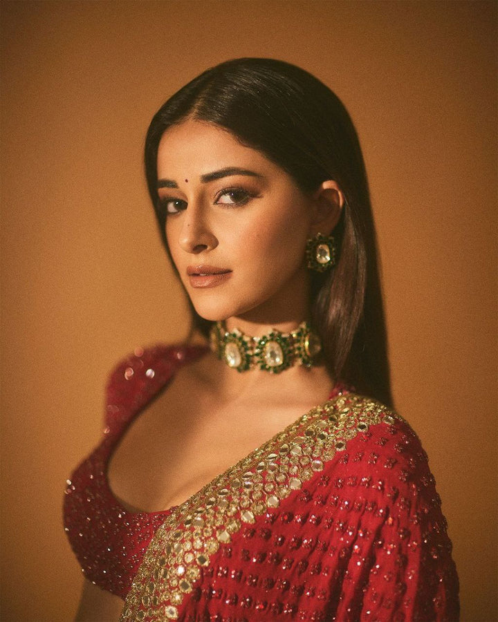 Hot Red Saree | Party Wear Saree For Women