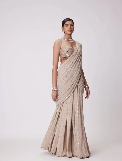 Ready To Wear Saree For Women | Pre Draped Party Wear Saree
