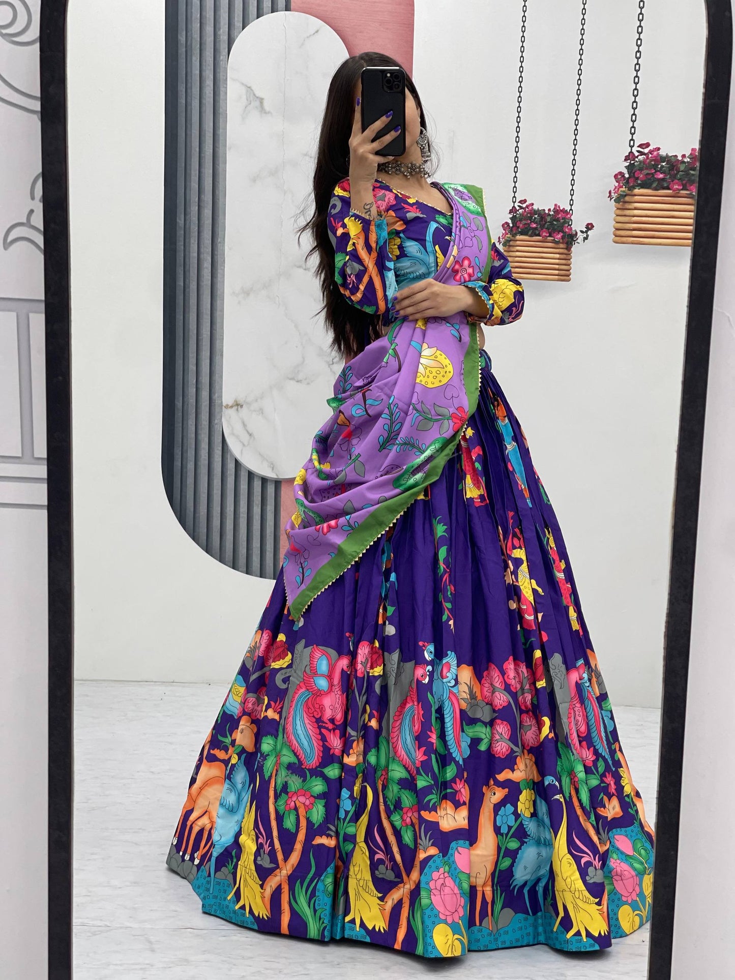 Lightweight Kalamkari Cotton Lehenga Choli