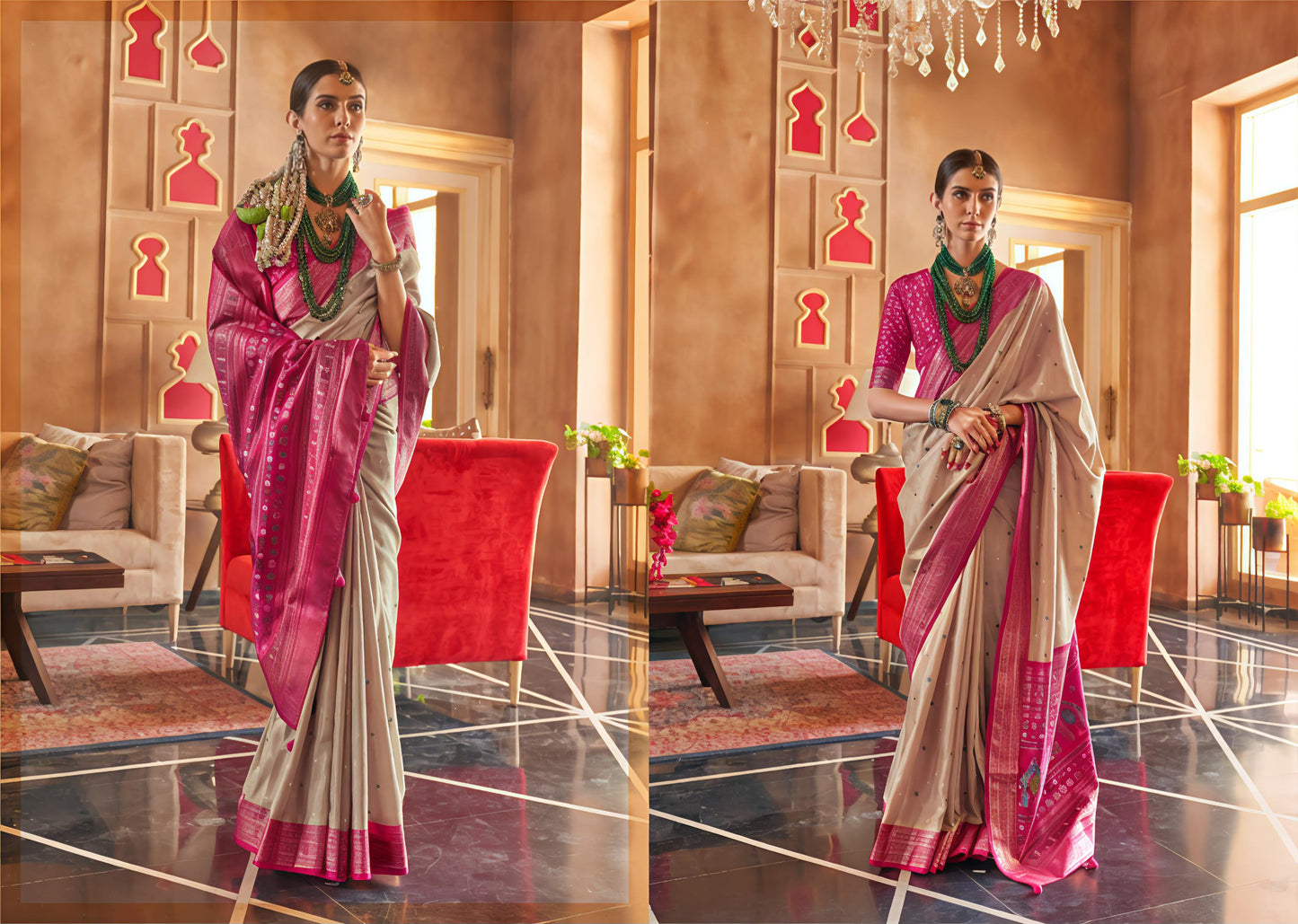Premium Patola Saree Crafted From Rich Banarasi Silk