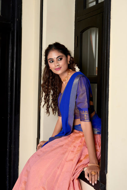 Heavy Traditional Kanchipuram Lehenga Set