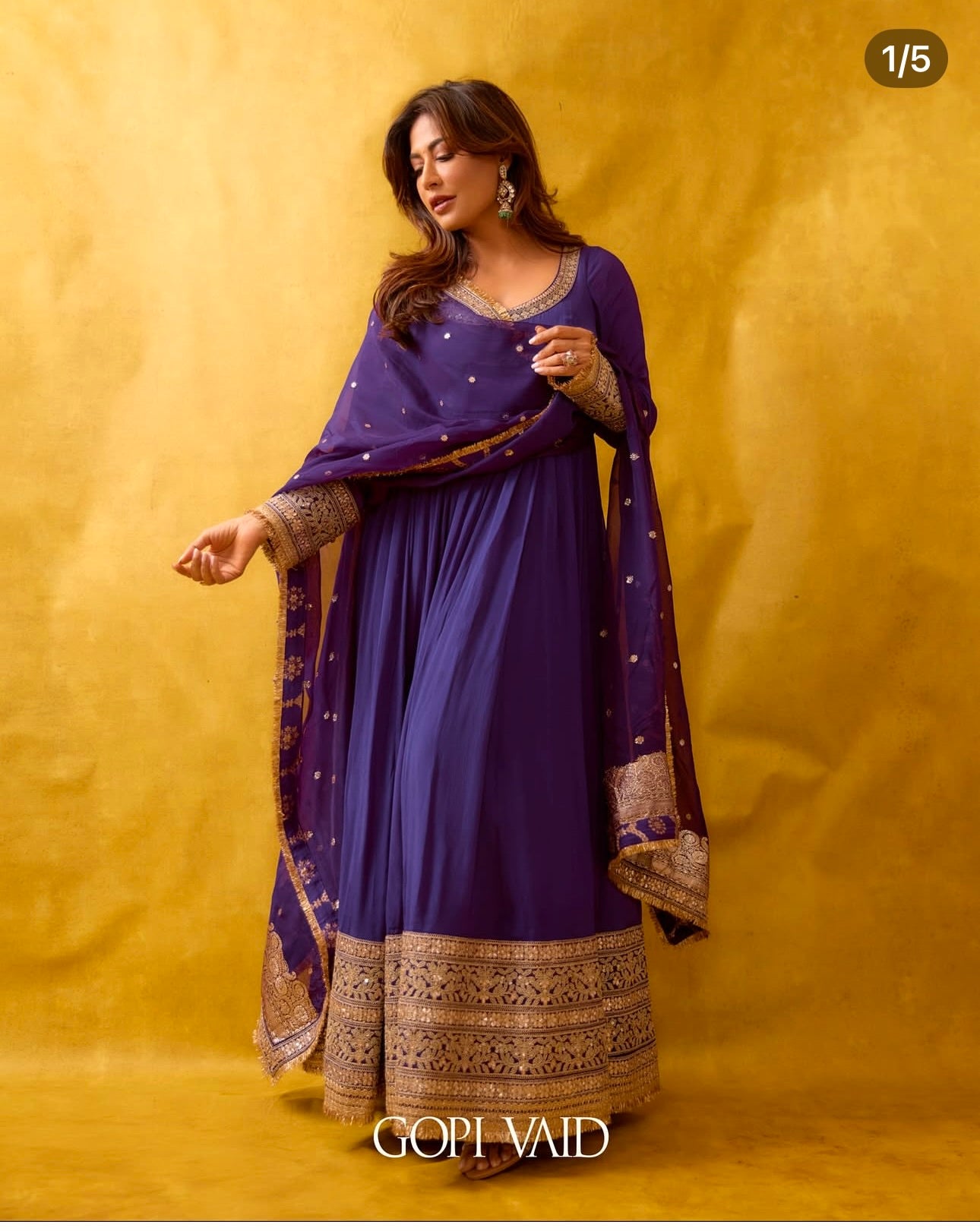CINON SILK SIGNATURE COLLECTION — GOWN + PANT + DUPATTA | LUXE READY LOOK