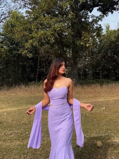 Fish Cut Lehenga Choli for Women | 90’s Style Party