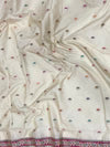 Off White Ethnic Motif Silk Saree