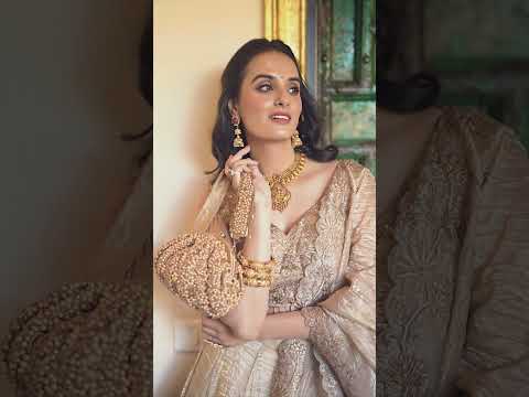 Golden Color Silk Lehenga With Zari Embroidered Work Blouse