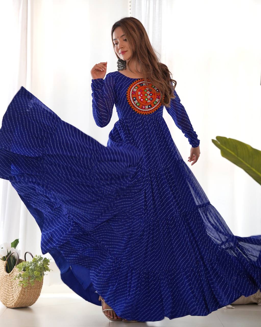 PURE SOFT CRUNCHY SILK FABRIC TOP WITH DUPPTA SET,SHARARA READY TO WEAR