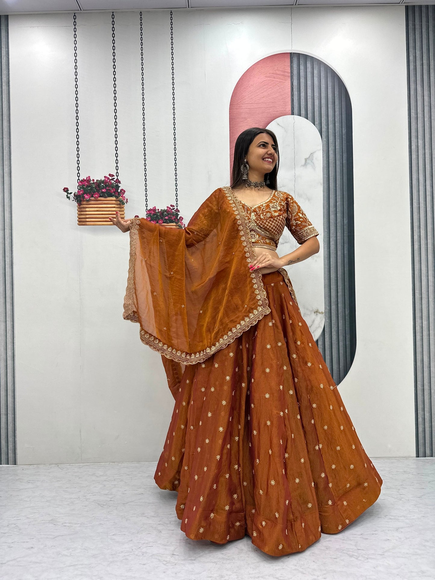 Mustard Yellow & Turquoise Designer Embroidered Lehenga Choli Set with Dupatta | Traditional Festive Wear for Women | Navratri Garba & Dandiya Ethnic Outfit