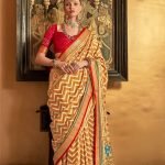 Yellow Pure Art Patola Silk Saree