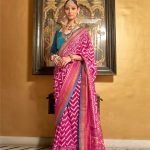 Royal Premium Pink Patola Silk Saree
