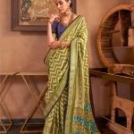 Traditional Zari Border Royal Patola Silk Saree