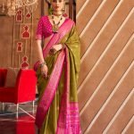 Vibrant Color Premium Banarasi Silk Patola Saree
