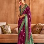 Premium Banarasi Silk Patola Saree with Emerald Green Base