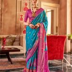 Premium Banarasi Silk Patola Saree with Zari Weaving Work