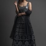 Stylish Black Color Designer Lehenga Choli
