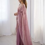 Embellished Sequinned Tissue Saree