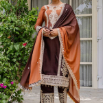 Sequence Coding Work Coffee Georgette Salwar Suit
