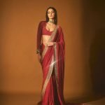 Hot Red Saree | Party Wear Saree For Women