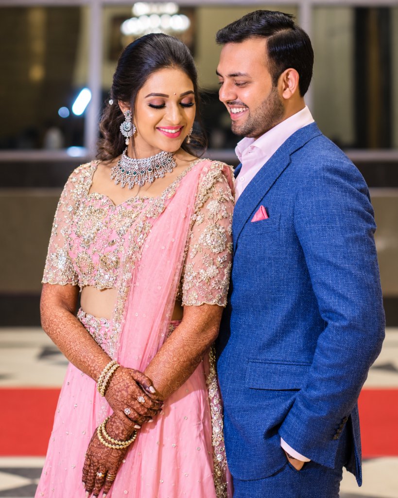Latest Light Pink Color Sequin Work Lehenga