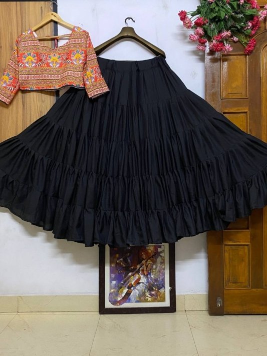 Navratri Cotton Chaniya lehenga Only – view 10