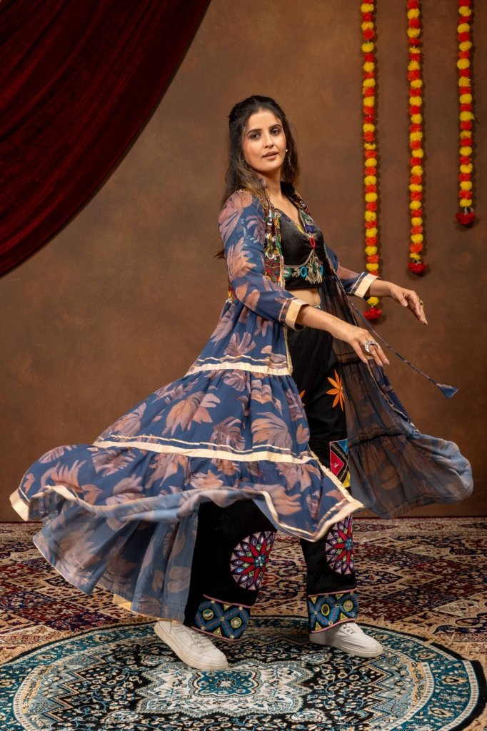 Royal Fusion Mirror Work Jacket Style Co-Ord Set
