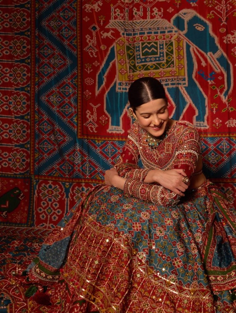 Utsavika Royal Multicolor Mirror Work Designer Lehenga Choli