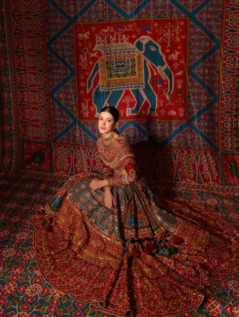 Utsavika Royal Multicolor Mirror Work Designer Lehenga Choli