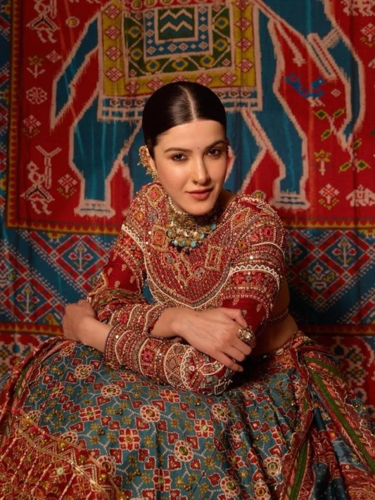 Utsavika Royal Multicolor Mirror Work Designer Lehenga Choli – view 10