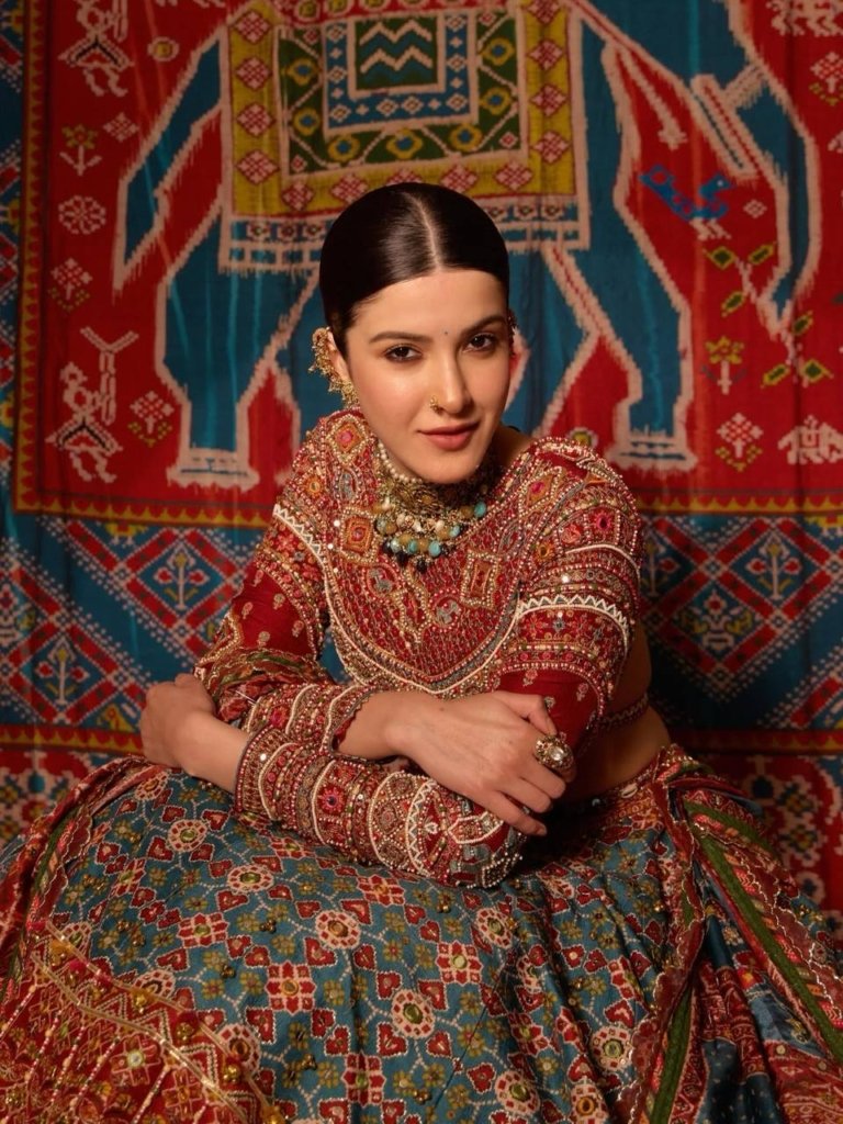 Utsavika Royal Multicolor Mirror Work Designer Lehenga Choli