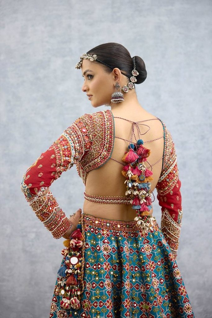 Utsavika Royal Multicolor Mirror Work Designer Lehenga Choli