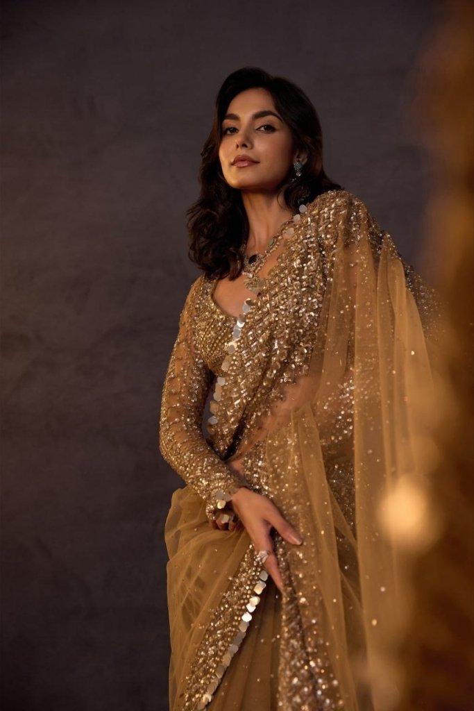 Golden Premium Saree Wedding Collection