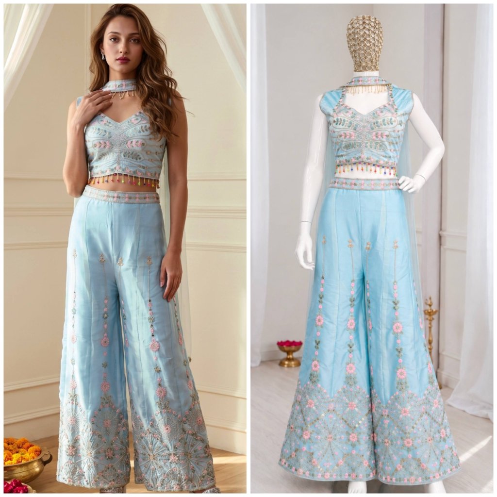 Trending Butterfly Jumpsuit Perfect For Mehandi Carnivals