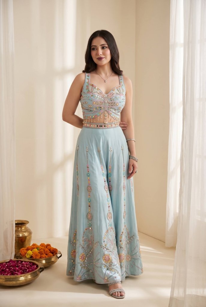 Trending Butterfly Jumpsuit Perfect For Mehandi Carnivals