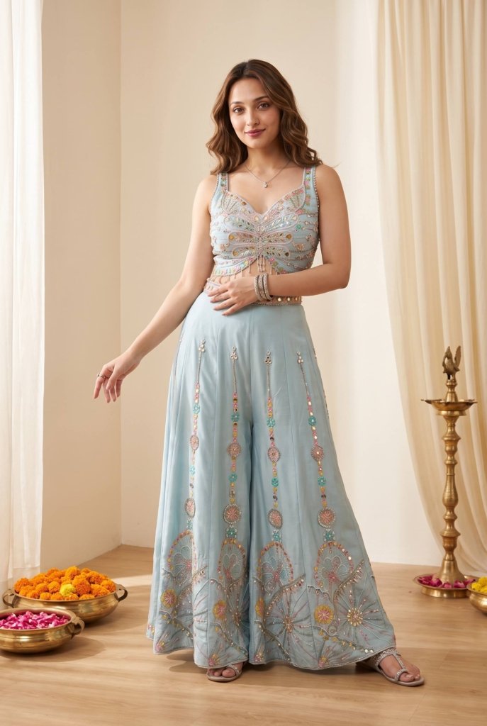 Trending Butterfly Jumpsuit Perfect For Mehandi Carnivals
