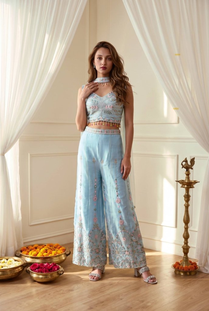Trending Butterfly Jumpsuit Perfect For Mehandi Carnivals