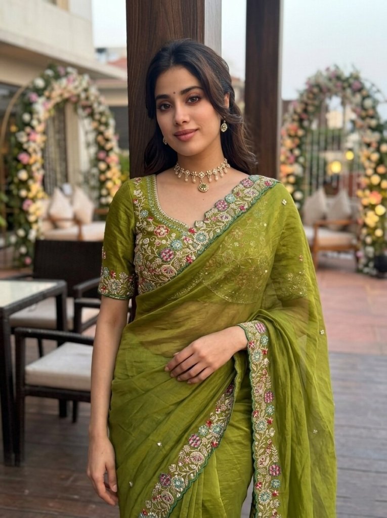 Festival Party Wear Soft Fendy Satin Silk Saree
