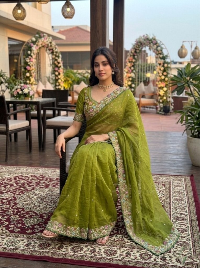 Festival Party Wear Soft Fendy Satin Silk Saree