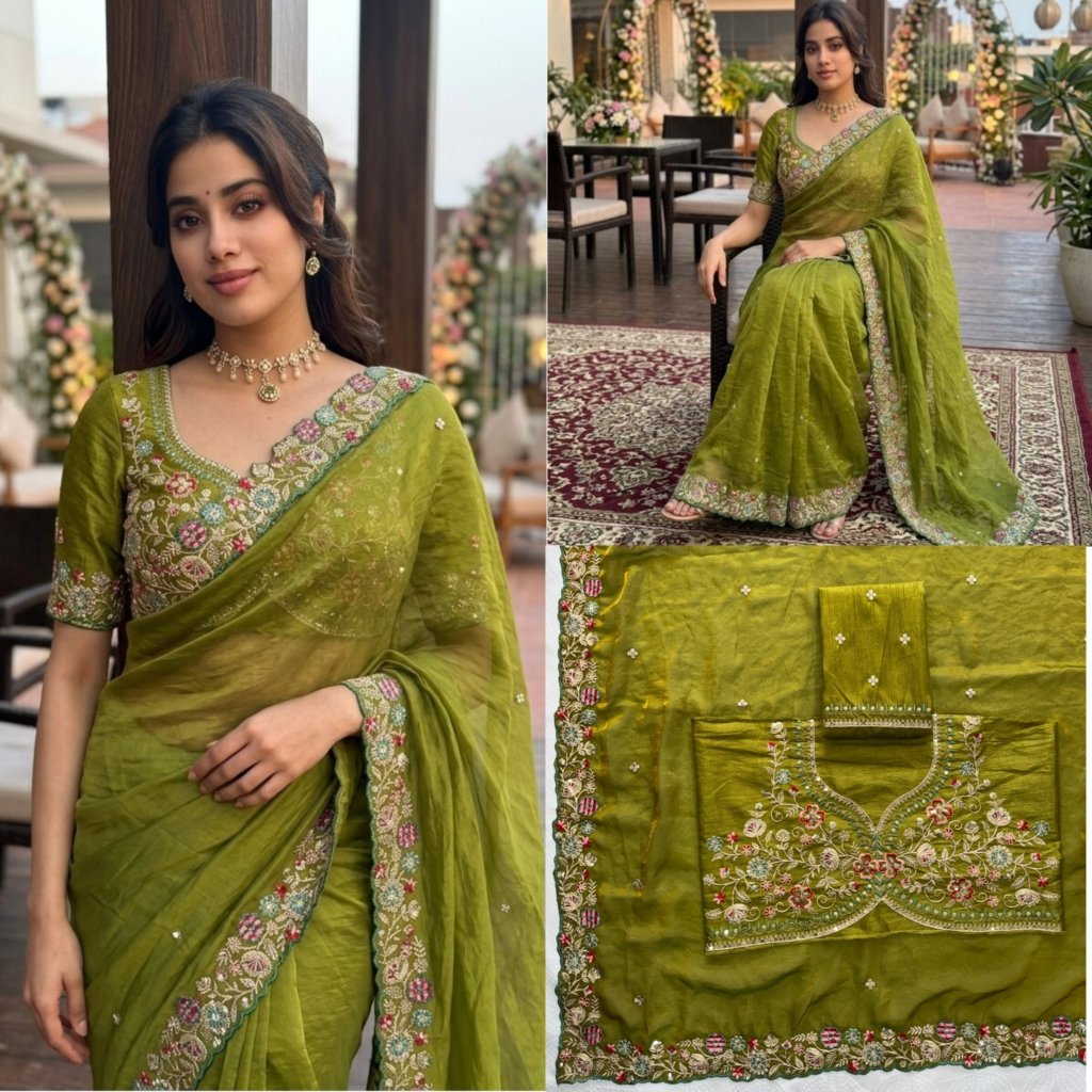 Festival Party Wear Soft Fendy Satin Silk Saree