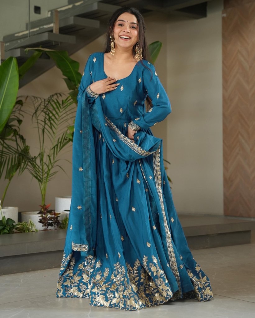 DULHAN – ELEGANT ETHNIC ANARKALI GOWN
