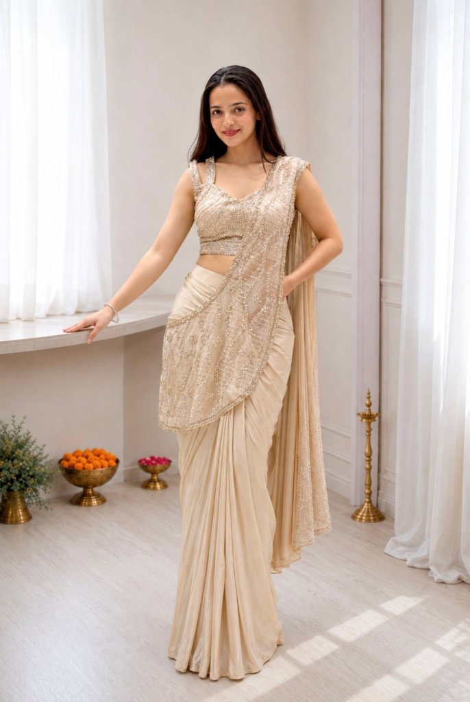 New Trending Stylish Ready to Wear Saree
