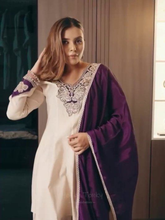 New Designer Party Wear Look Top Sharara Plazzo and Dupatta New Fancy Style