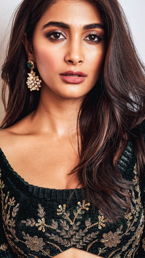 Pooja Hegde Collection Velvet Lehenga