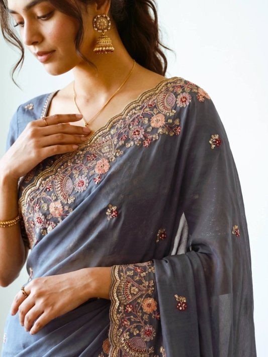 Designer Wedding Special Party Wear Soft saree