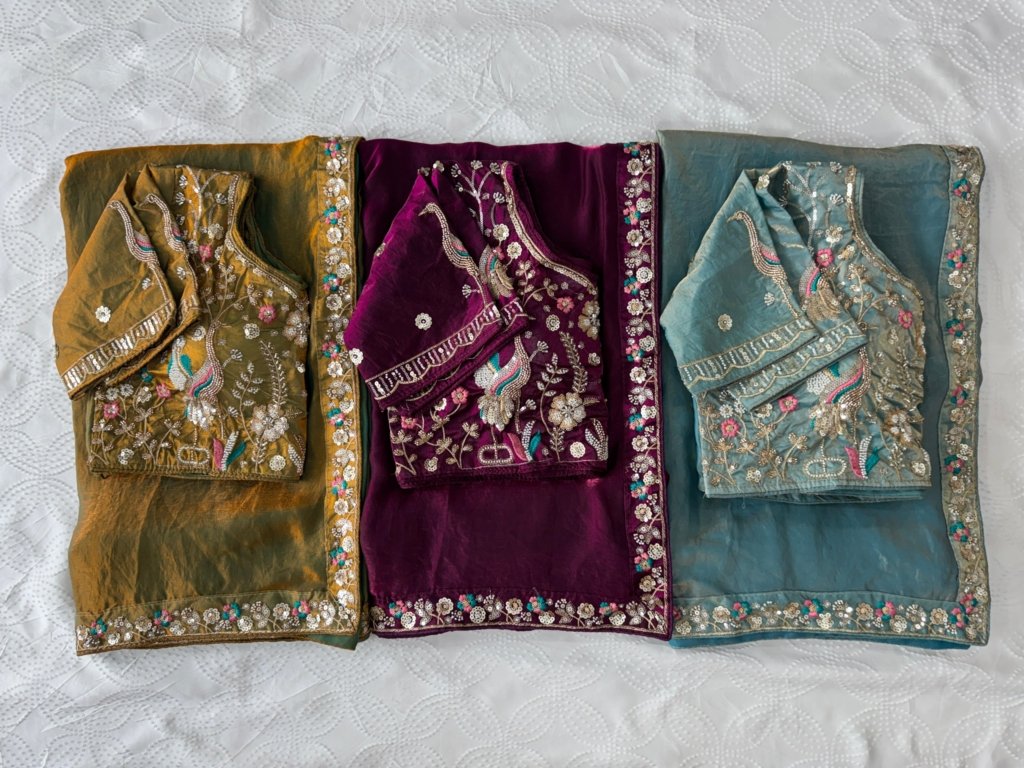 Party Wear Fendy Satin Silk Saree