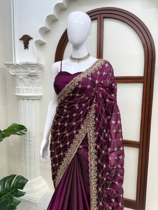 Designer Saree with Elegance Redefined – view 7