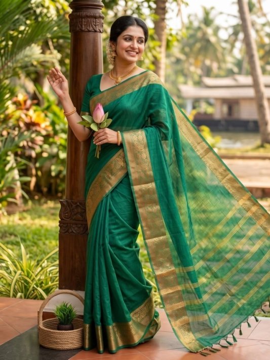 South Indian Best Diwali Saree – view 14