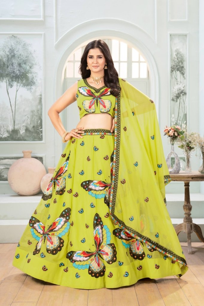 Butterfly Design Lehenga Choli