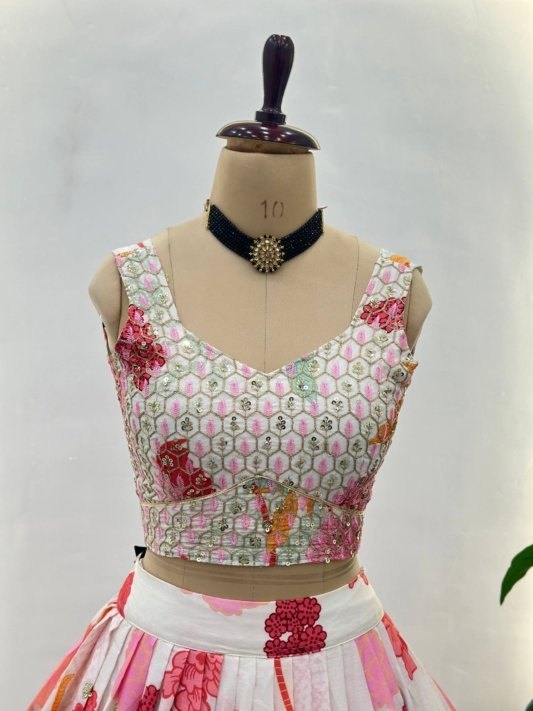 Premium Pink Lehenga Choli Set with Dupatta – view 8