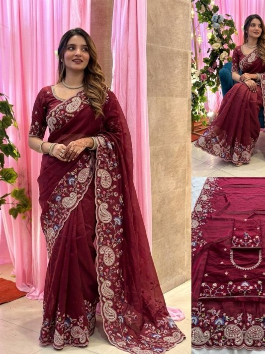 Vantara Styrle Premium Desgin Beautiful Saree – view 7