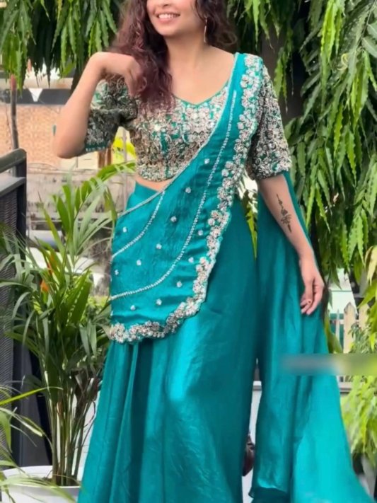 Premium Designer Silk Lehenga Saree Collection for Women – Festive & Wedding Wear – view 10