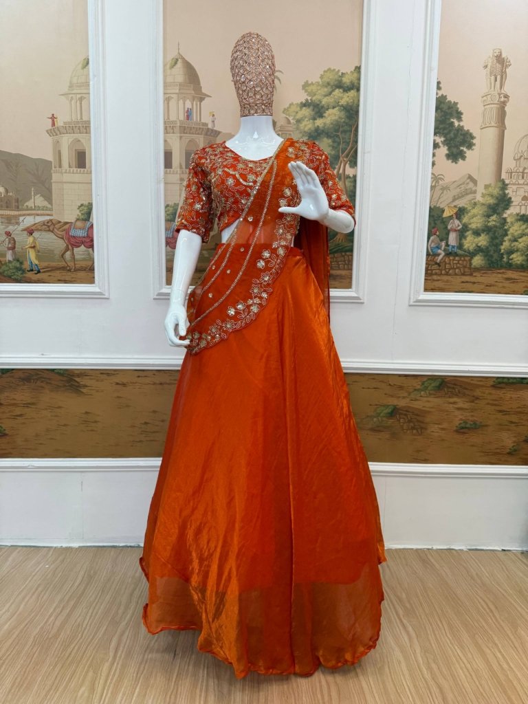 Premium Designer Silk Lehenga Saree Collection for Women – Festive & Wedding Wear